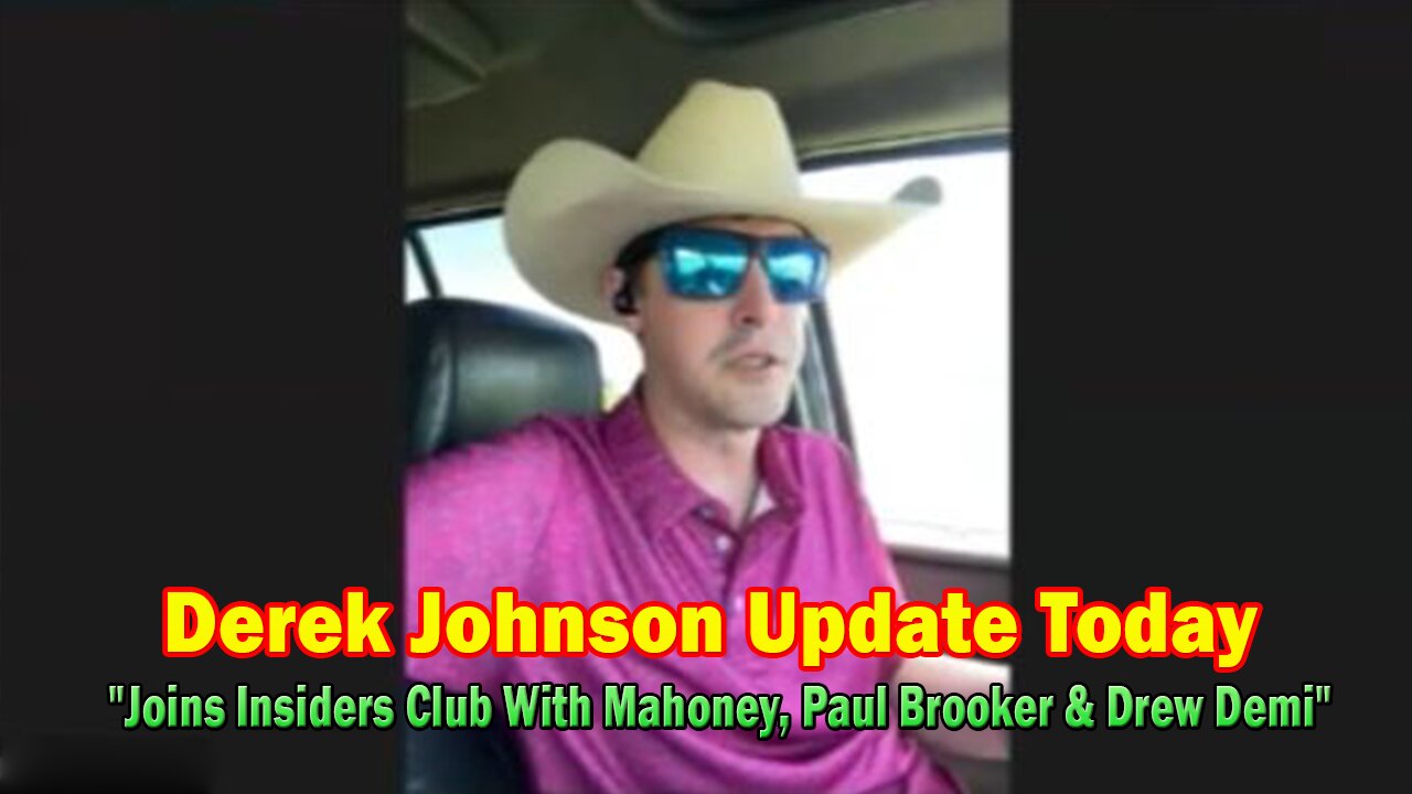 Derek Johnson Update Today June 29: "Joins Insiders Club With Mahoney, Paul Brooker & Drew Demi"