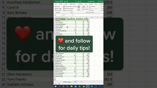 10 Awesome Tips in Microsoft Excel