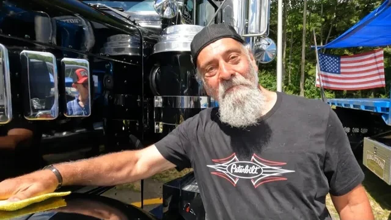 The Cat Man: almost 50 years of truck driving experience!