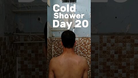 Cold Shower Day 20 ✌️ #coldshower #workout #fypシ