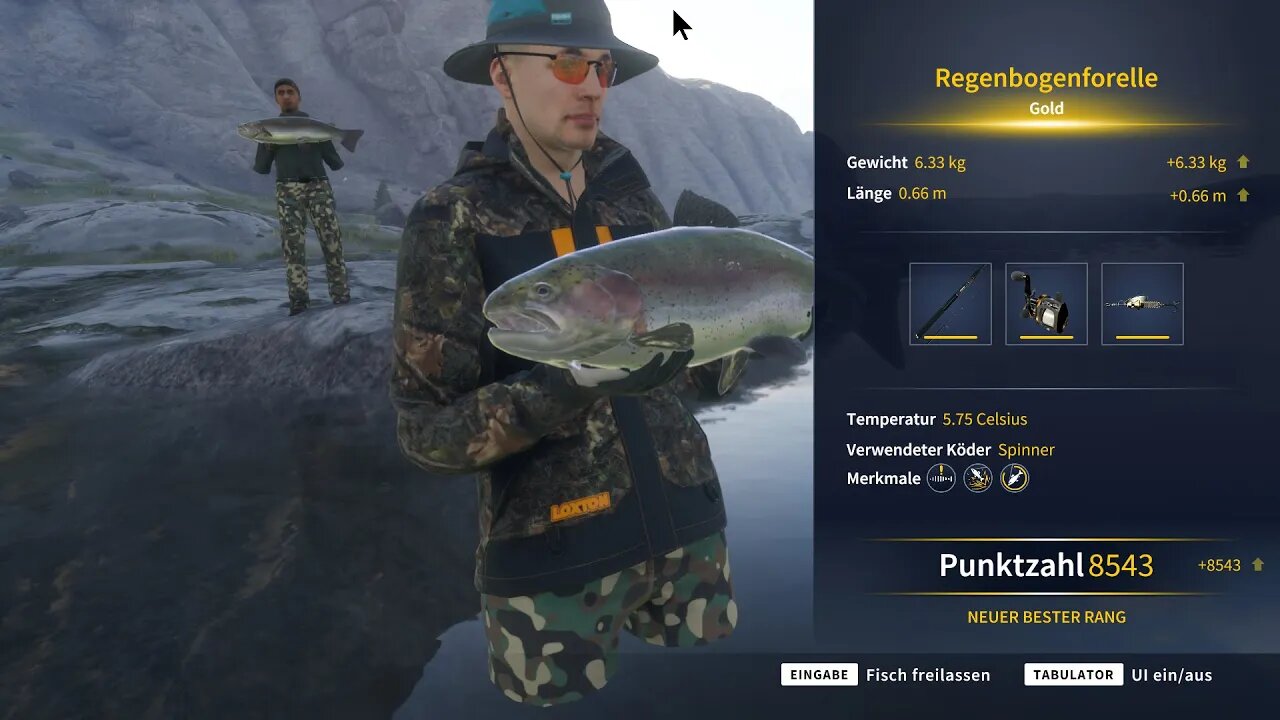 Call of the Wild The Angler Folge 12 Diamant Regenbogenforelle Versuch Nummer 1