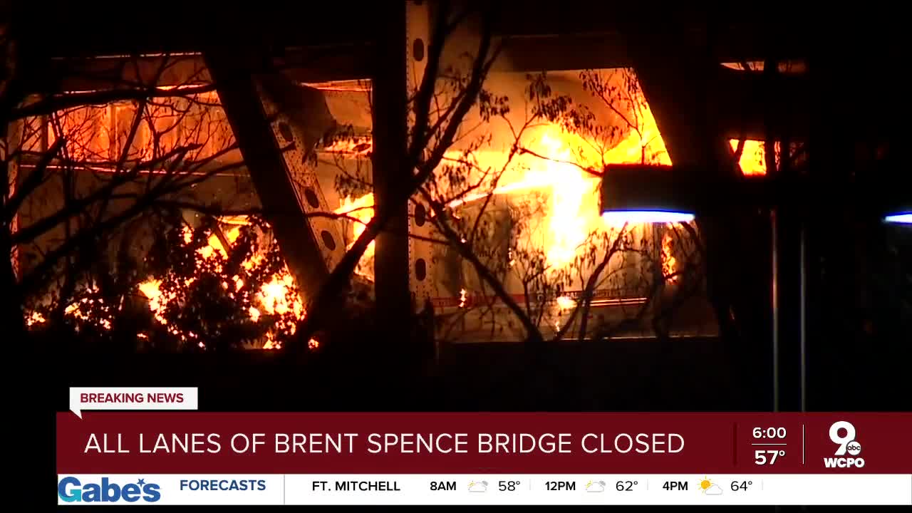 All lanes of Brent Spence Bridge closed