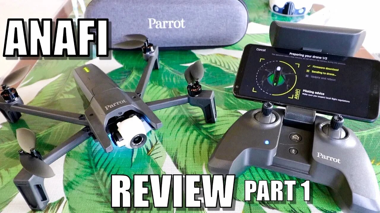 Parrot ANAFI Drone Review - Part 1 In-Depth - [Unboxing, Inspection, Setup & Updating]