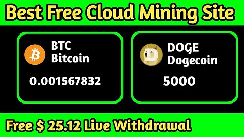 Best cloud mining website || Best Dogecoin mining site || Earn free Cryptocurrency