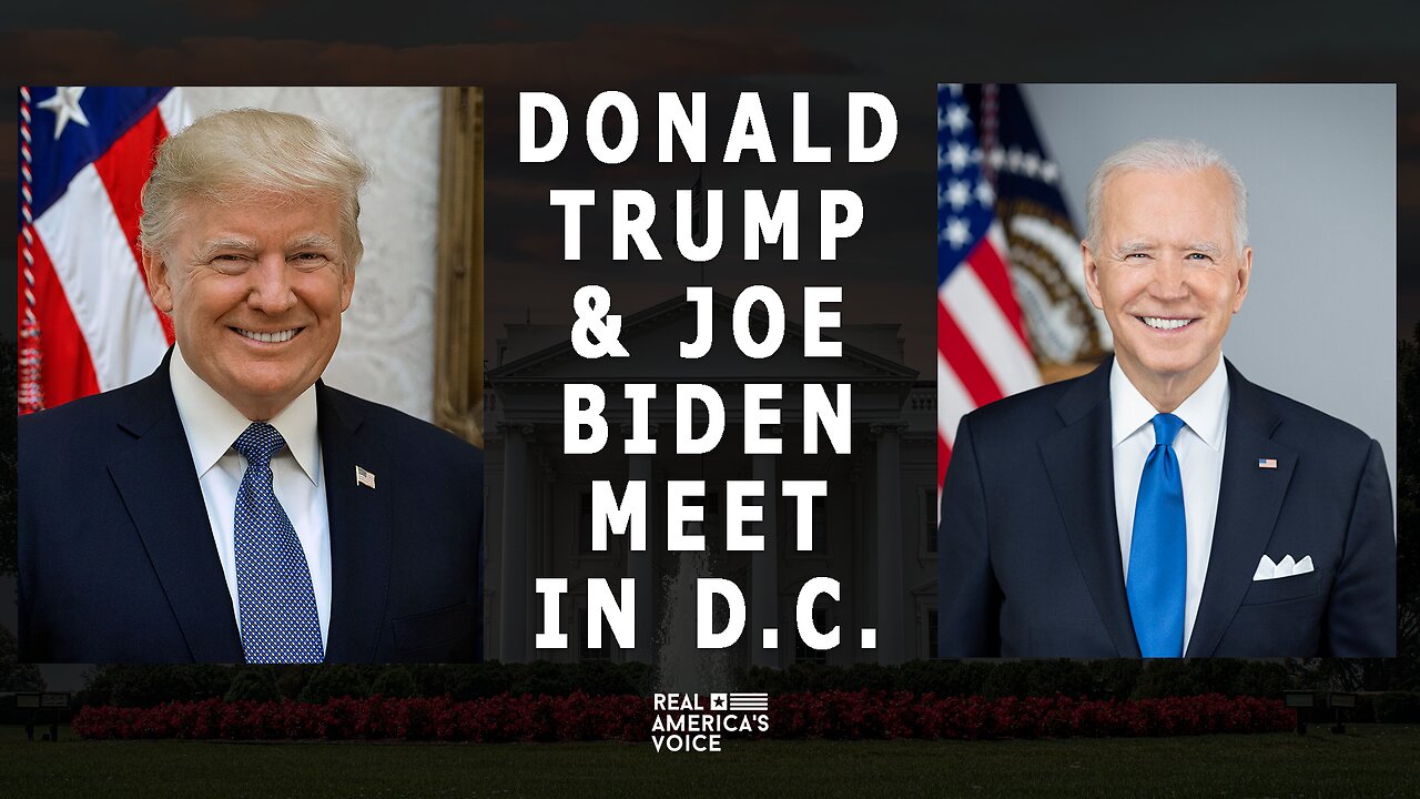 TRUMP AND BIDEN MEET IN WASHINGTON D.C