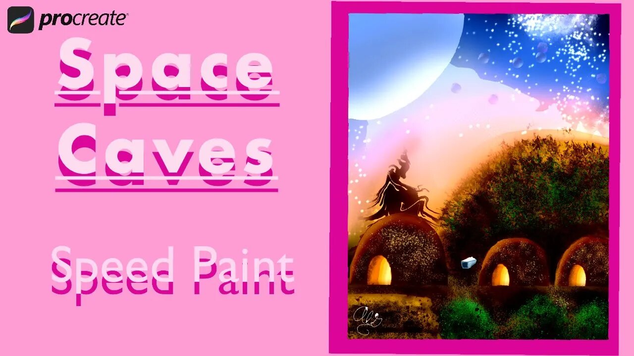 Speed Paint: Space Caves For Sale