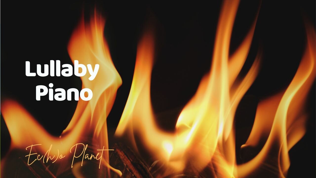 Warm Fireplace in the Living Room | Lullaby Piano Music #lullaby #relax 🎹🎶