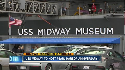 USS Midway honors Pearl Harbor survivors on 77th Anniversary of attack