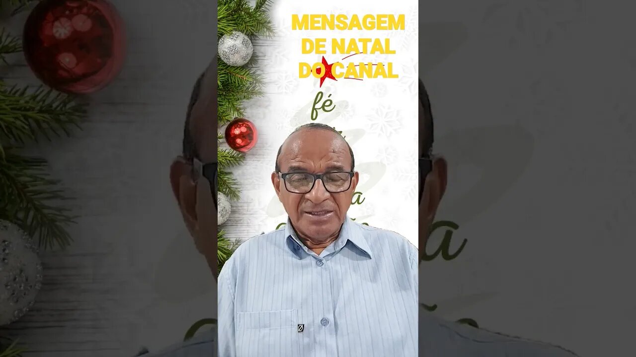 MENSAGEM DE NATAL DO CANAL.#shorts