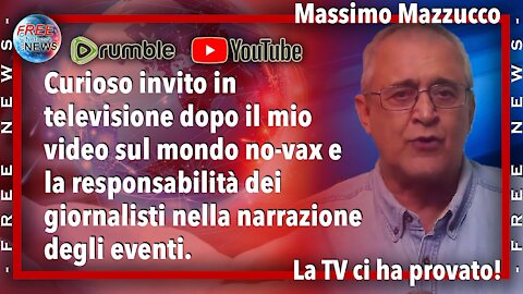 Massimo Mazzucco: la TV ci ha provato!