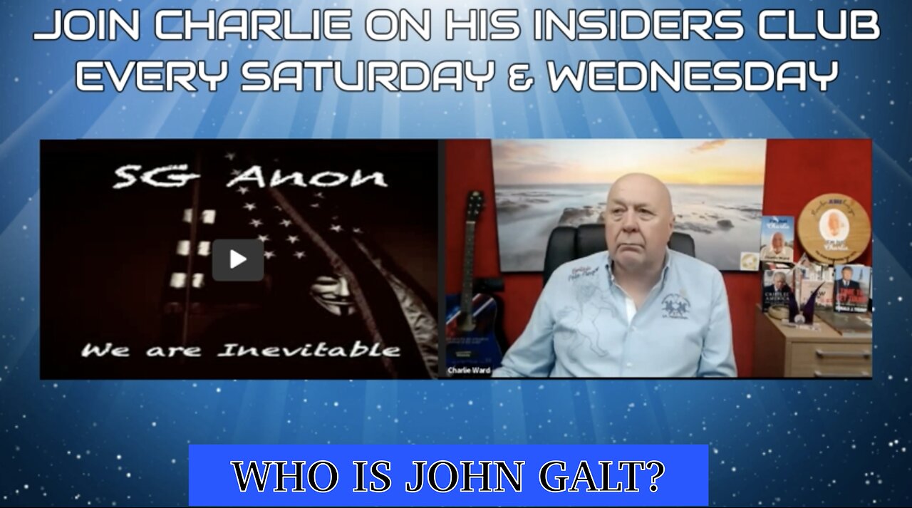 SGANON Sits Down w/ Charlie Ward THE FINAL DAYS OF THE DS. WHAT CAN WE DO. TY John Galt