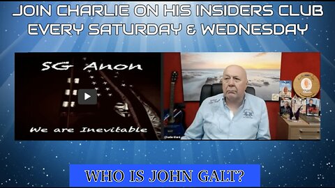 SGANON Sits Down w/ Charlie Ward THE FINAL DAYS OF THE DS. WHAT CAN WE DO. TY John Galt