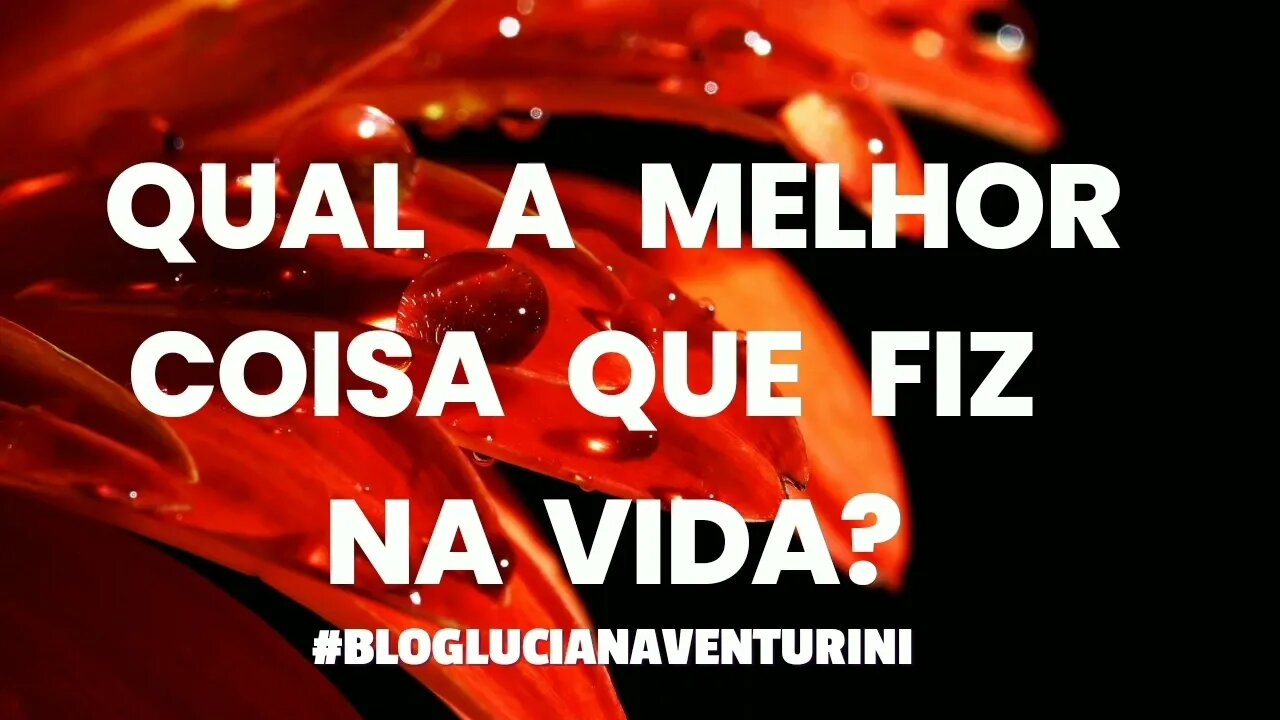 Qual a melhor coisa que fiz na vida? #lucianaventurini #vivermelhor #silvioalbuquerque