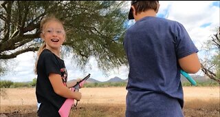 Family plinking - spring load BBs