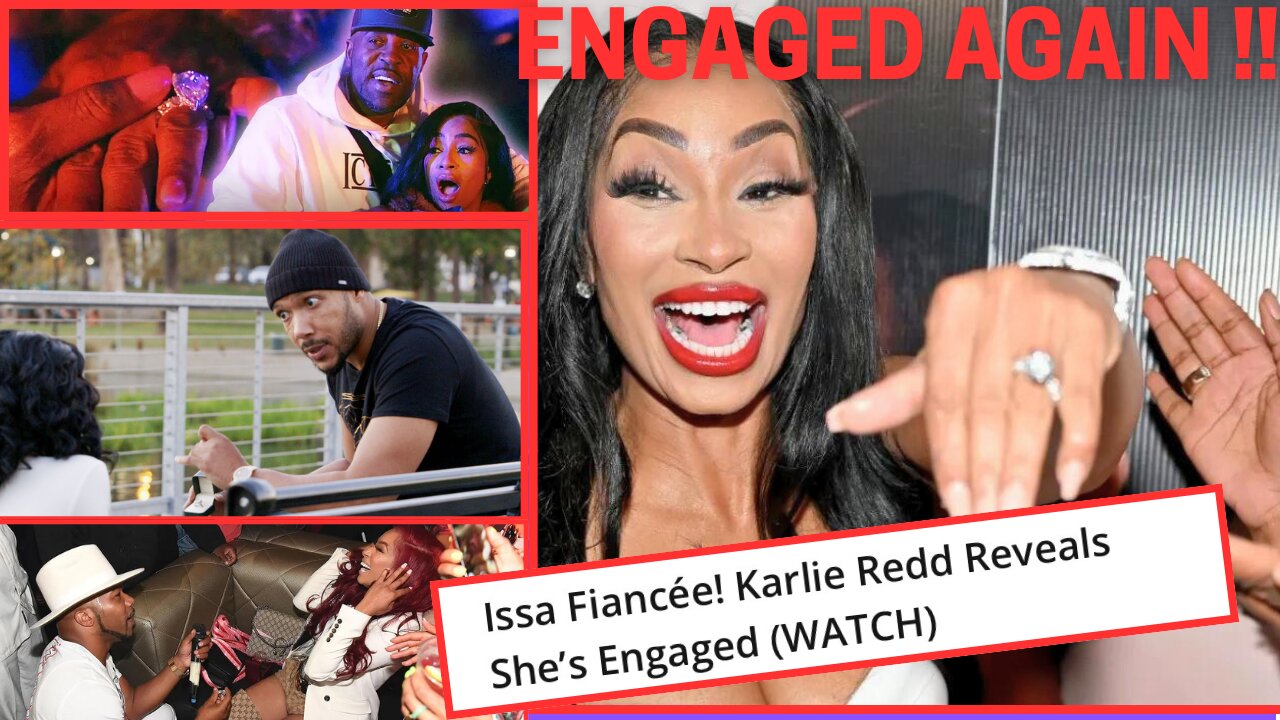 LHH Karlie Redd: Engaged Again? For The Umpteenth Time To Now That’s TV Owner, T Davinci 💍 Love and hip hip Karlie Redd has done it again! She's officially engaged again for the umpteenth time, This time to T Davinci, The mastermind behind the