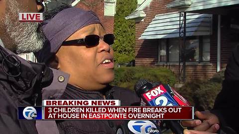 Three children killed in Eastpointe house fire