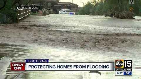 Scottsdale neighborhood working on floodplain improvements to protect homes near wash