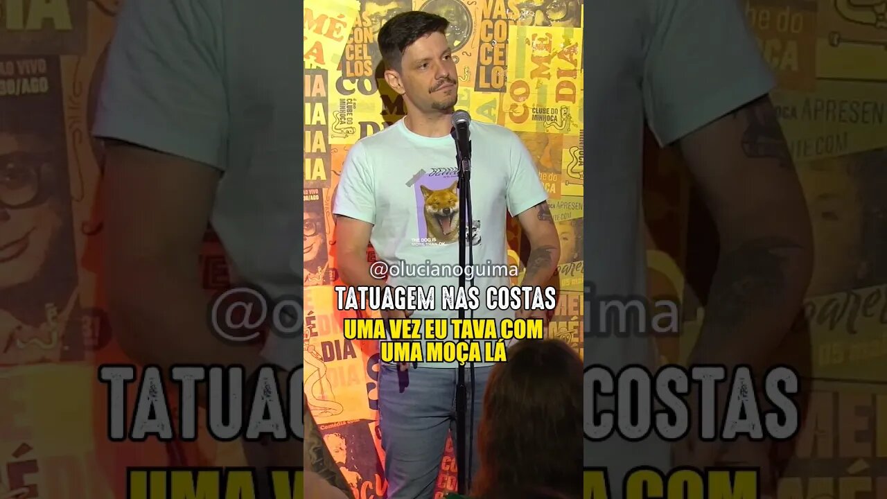 Tattoo nas costas #tatuagem #tatuador #standupcomedy #shorts #comediastandup #humor #comedia