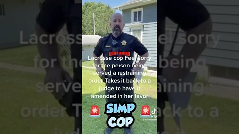 Simp Cop chooses EMOTIONS over LAW.. #shorts