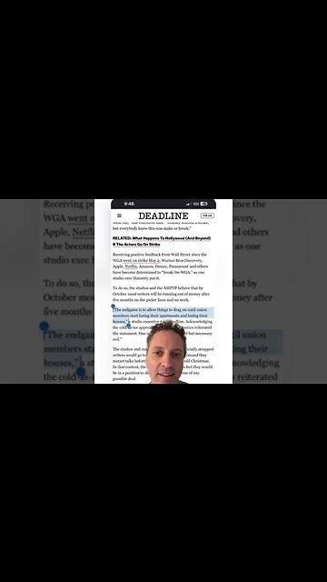 What happens To Hollywood If Actors Join The Writers On Strike? Tips from Writer Michael Jamin