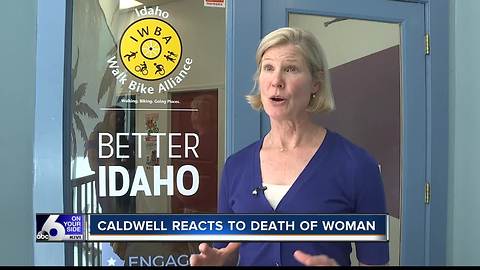 Caldwell reacts to death of woman