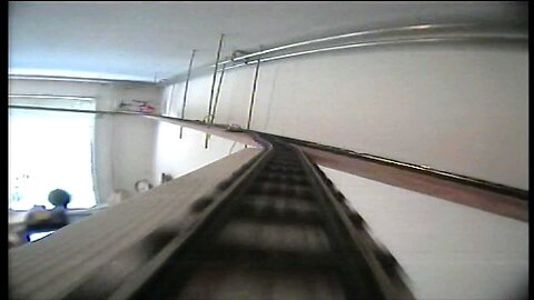 camera inside lego train - pov camera