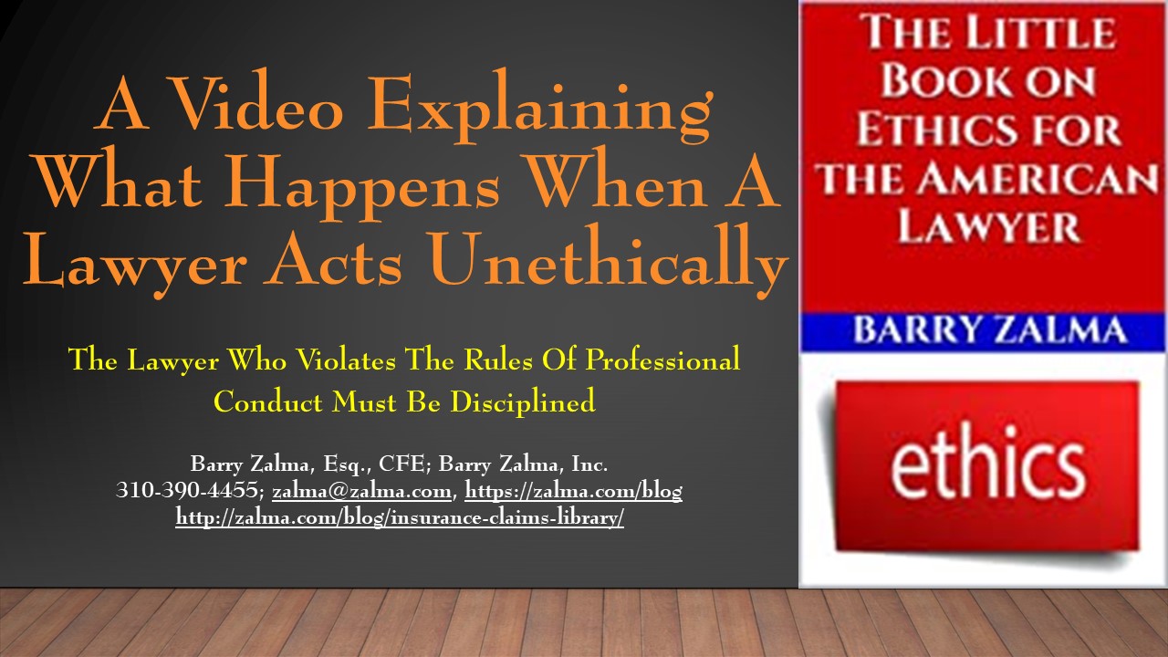A Video Explaining What Happens When a Lawyer Acts Unethically