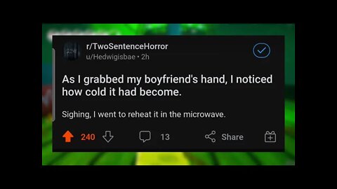 Hands Are Cold - r/TwoSentenceHorror