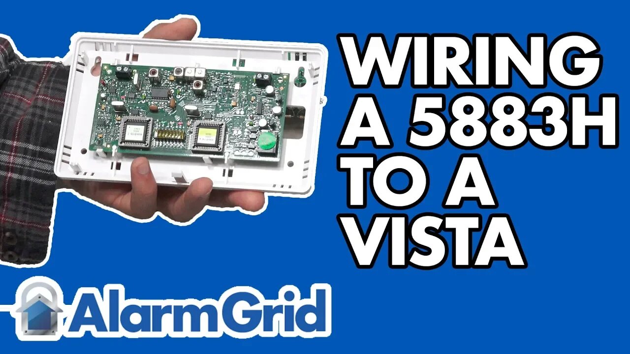 Wiring a 5883H to a VISTA Security System