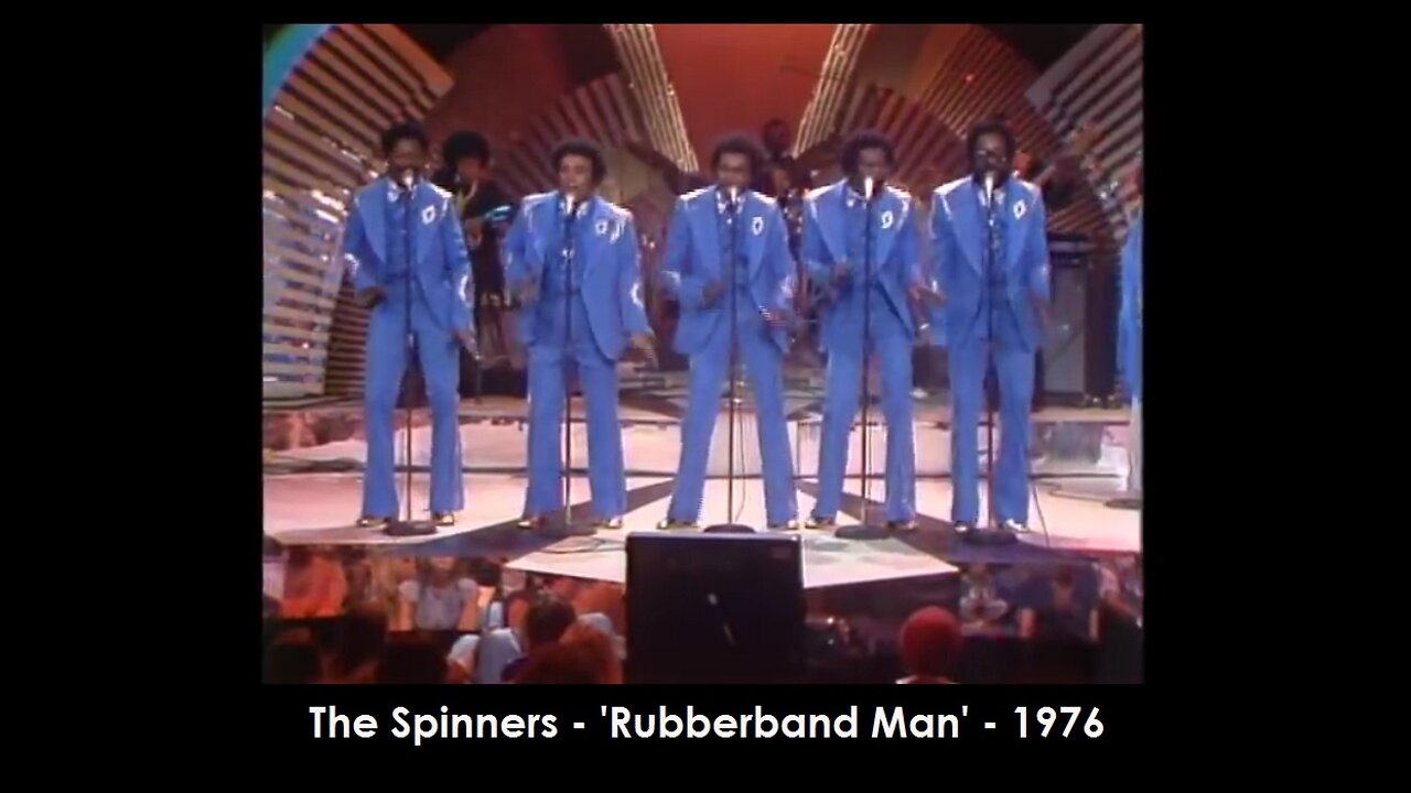 💖🎵 The Spinners - 'Rubberband Man' 🎵 -- 1976