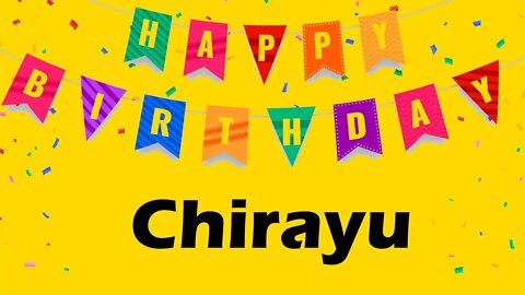 Happy Birthday to Chirayu - Birthday Wish From Birthday Bash
