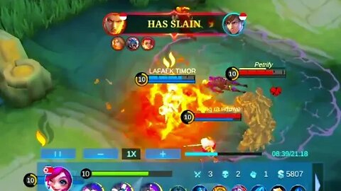 NANA PETRIFY DI MODE MAYHEM😂😂😂😂 #mlbb #mobilelegend #mobilelegendsgame #omletarcade #omletarcade #