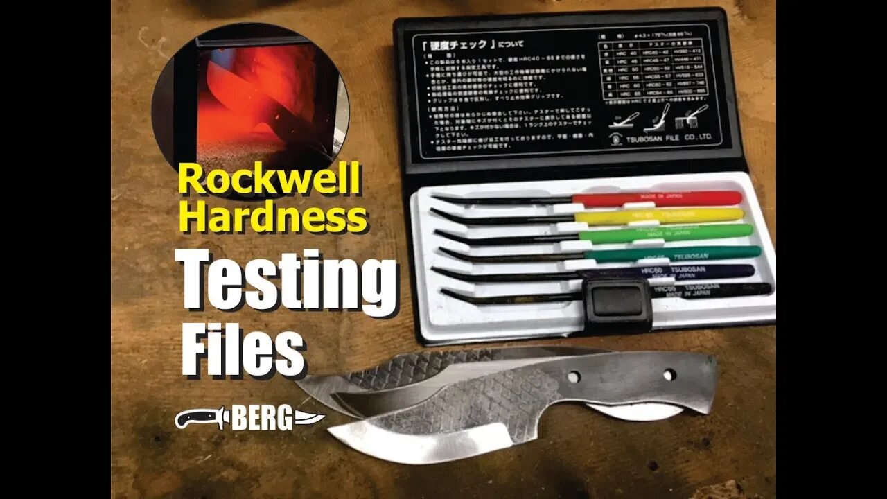 How to use Rockwell Hardness Files for knife making