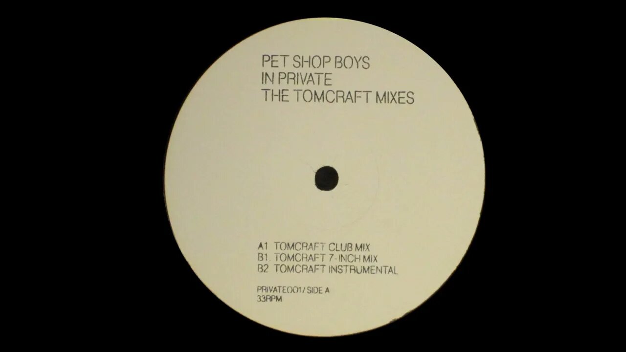 Pet Shop Boys – In Private (The Tomcraft Mixes)