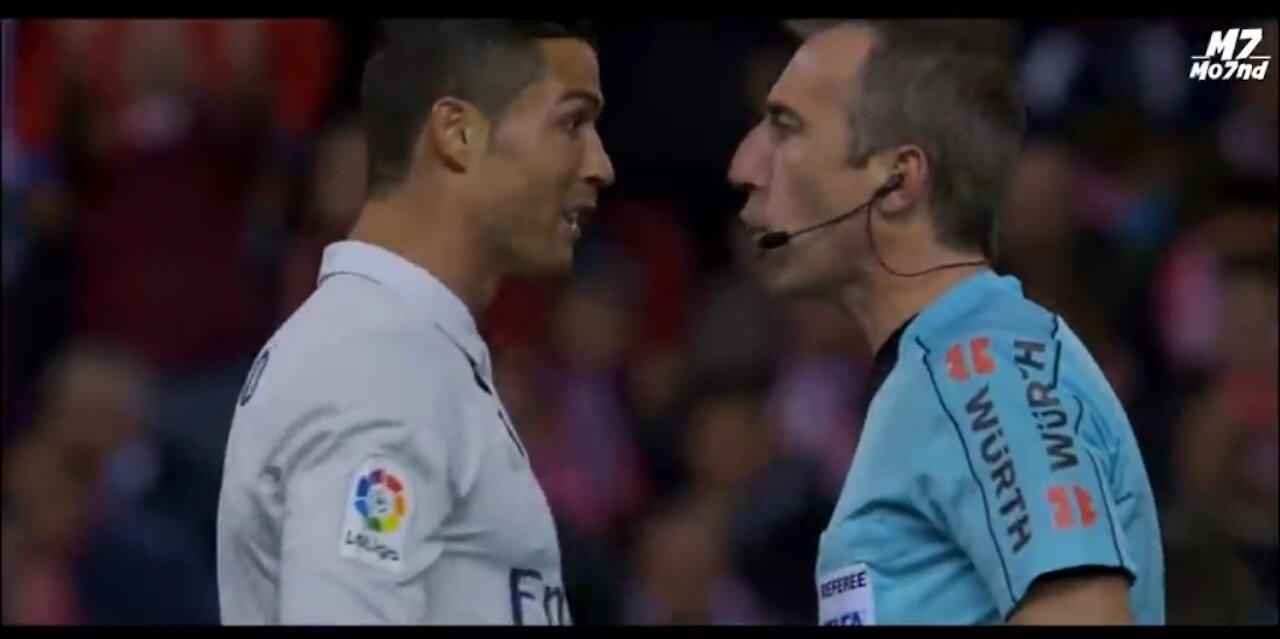 How cristiano ronaldo take Revenge to Referees