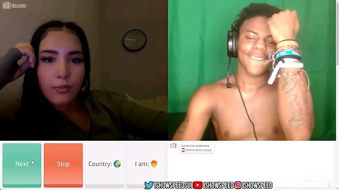 iShowSpeed Pulls Girl On Omegle Using Rizz Edit