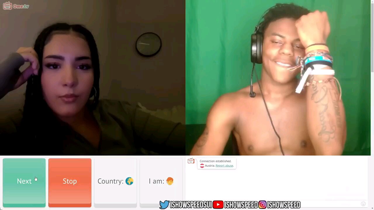 iShowSpeed Pulls Girl On Omegle Using Rizz Edit