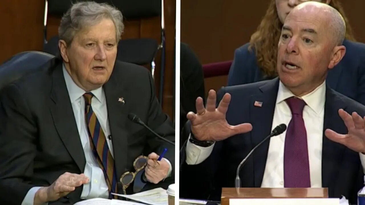 Sen. Kennedy in DISBELIEF with Mayorkas Over His RIDICULOUS Answers