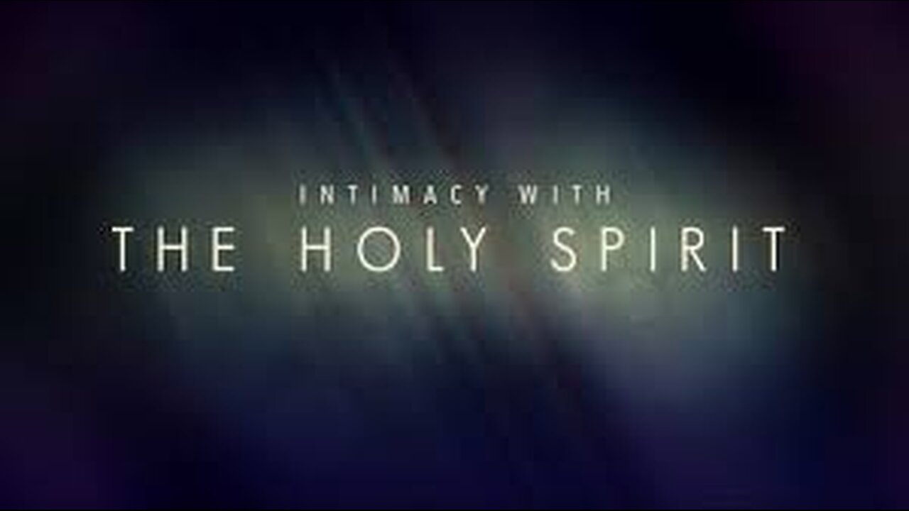 Learning how to be intimate with the Holy Spirit!