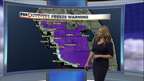 Subfreezing Temperatures Possible in SWFL