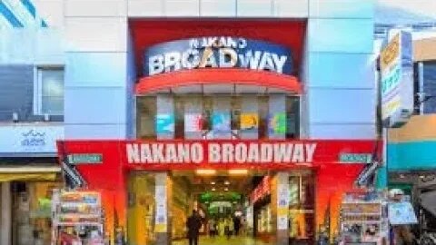 NAKANO BROADWAY JAPAN FOR MANGA AND ANIME LOVERS SHOP LIKE DRAGON BALL ETC !!! VTUBER