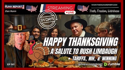 [Ep 561] A Thanksgiving Salute to Rush Limbaugh | Bhattacharya for NIH | Tariffs as Leverage