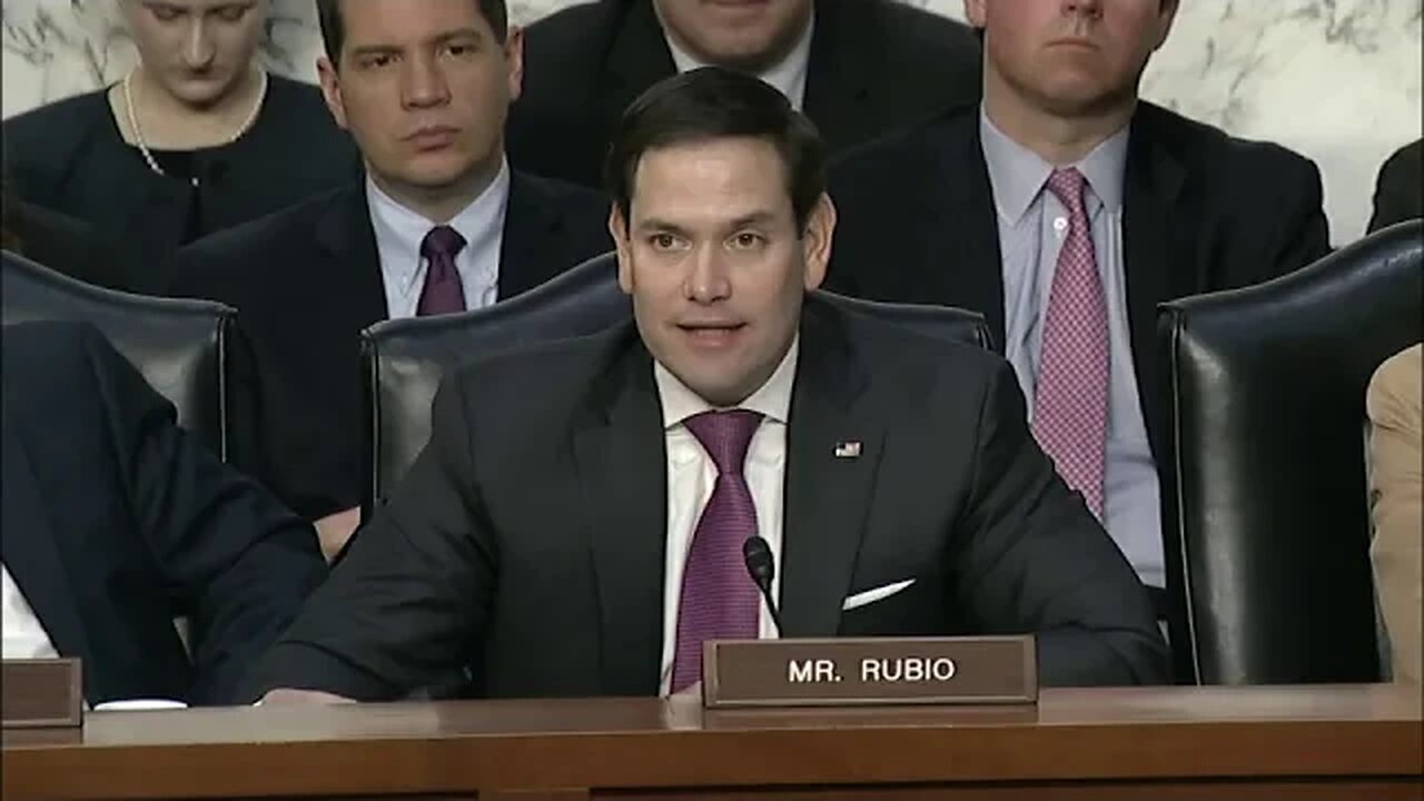 Rubio Speaks at Senate Intelligence Hearing on Threats Posed By China & Venezuela