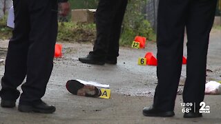 Four people injured in separate shootings in Baltimore Thursday as the city nears 100 homicides for the year