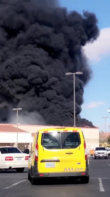 Crews responding to fire in east side of Las Vegas valley