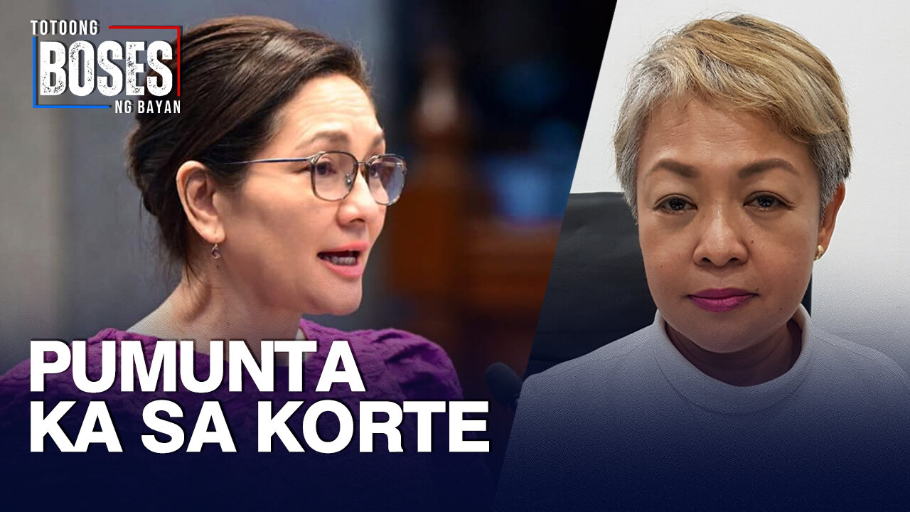 Pumunta ka sa korte kung gusto mo talagang kasuhan si Pastor ACQ —Atty. Dinah kay Sen. Hontiveros