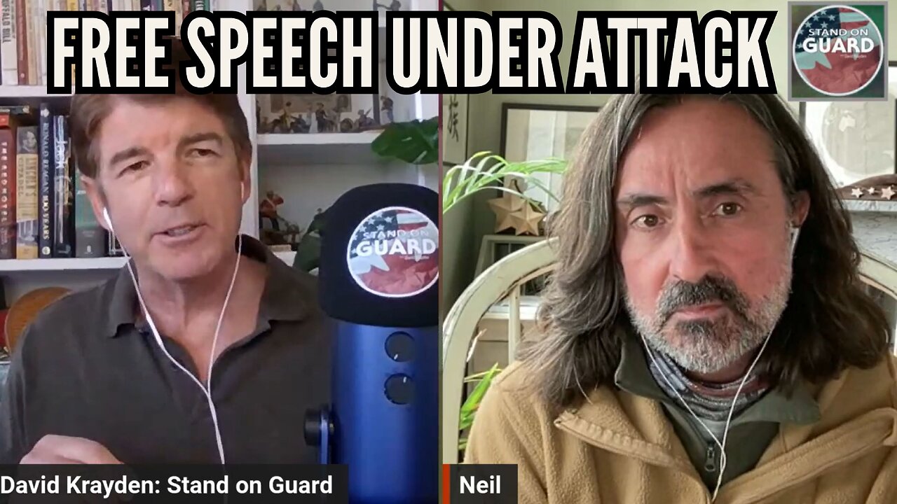 FREE SPEECH ATTACKED! Neil Oliver joins Stand on Guard