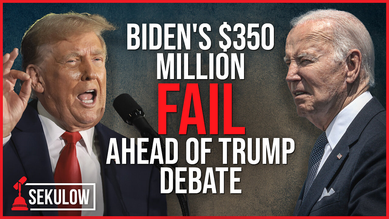 Biden's $350 Million FAIL Ahead of Trump Debate