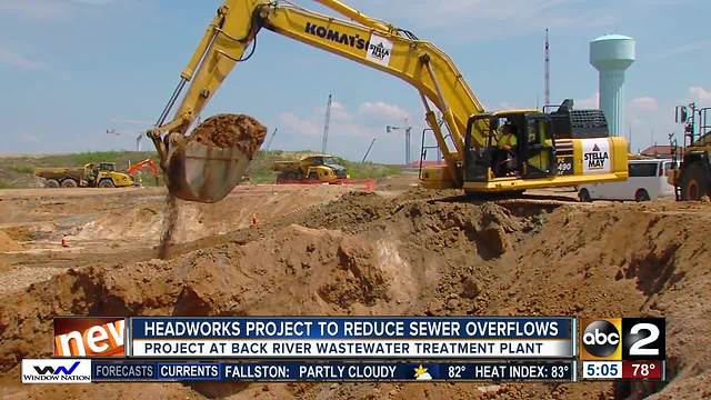 Headworks project to reduce sewer overflows