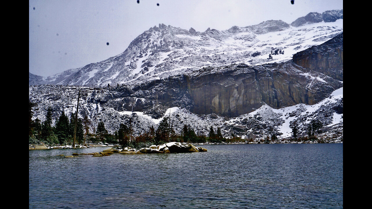 SNOWY Spring DESOLATION WILDERNESS Hike!! (Crazy Views)